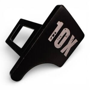 Black 10X Hitch Cover
